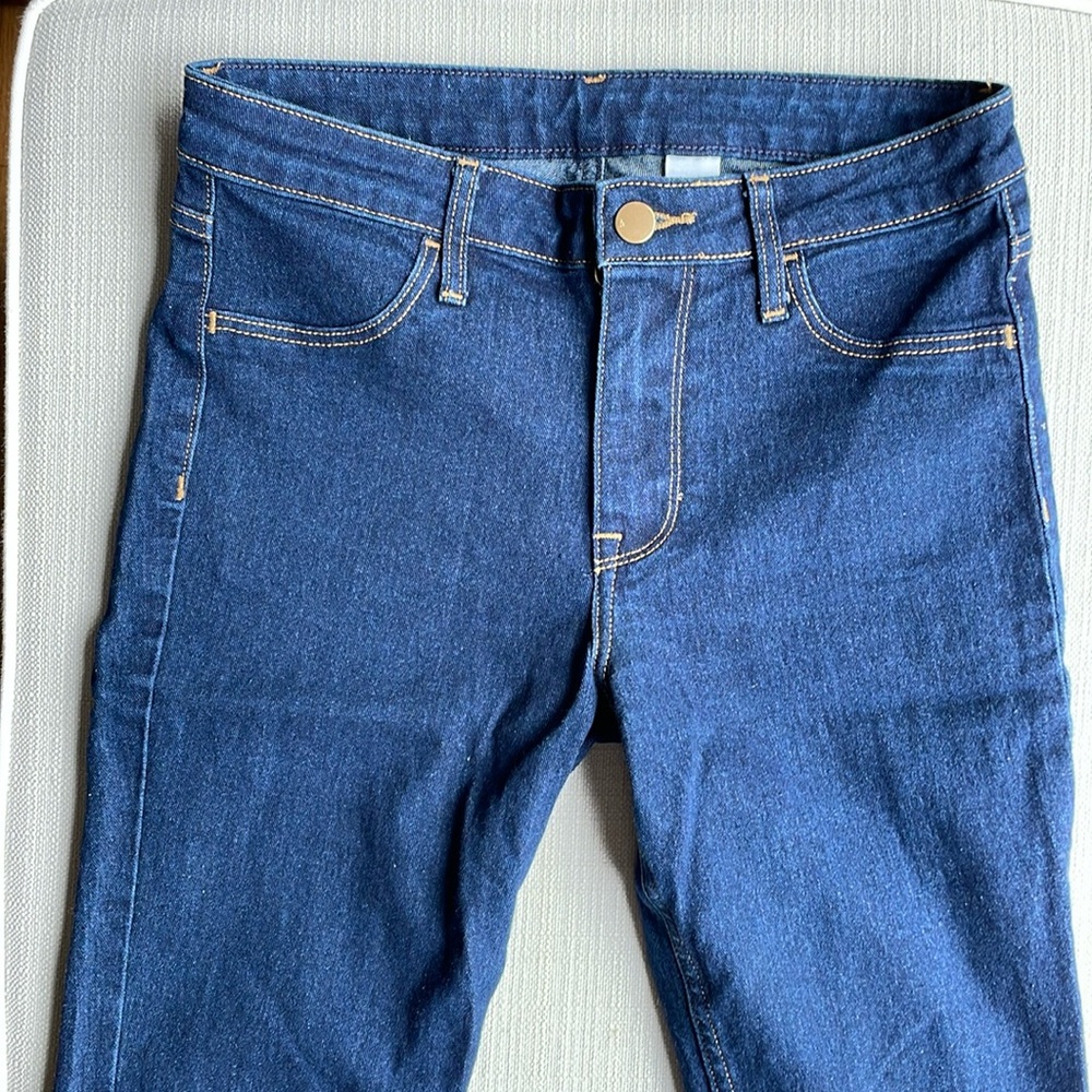 H&M skinny ankle blue denim jeans size 26